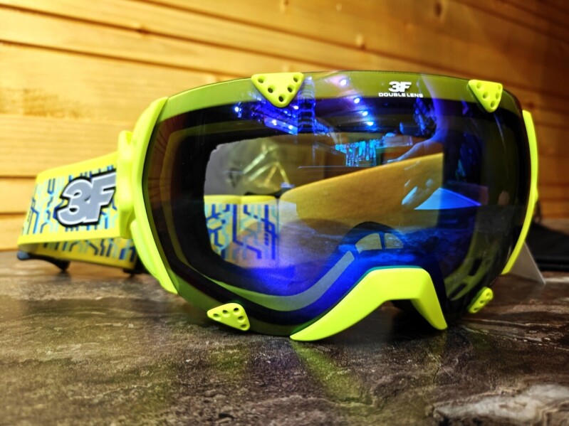 UNI LYŽIARSKE OKULIARE 3F VISON NAKED 2 NEON YELLOW